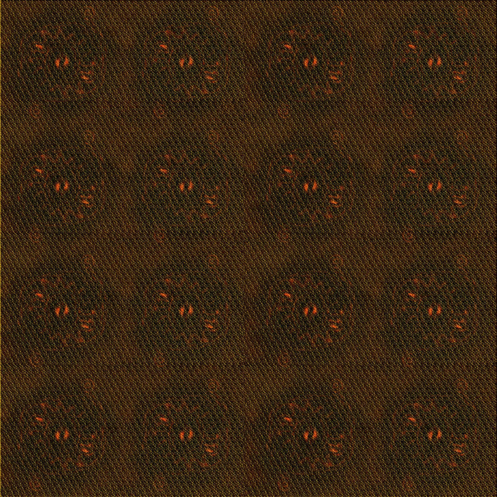 Round Patterned Dark Bronze Brown Rug, pat2950yw