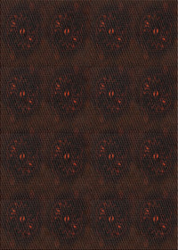 Patterned Black Abstract Machine Washable Rug, wshpat2950