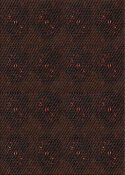 Patterned Black Abstract Machine Washable Rug, wshpat2950