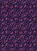 Machine Washable Transitional Dark Magenta Purple Rug, wshpat2951pur