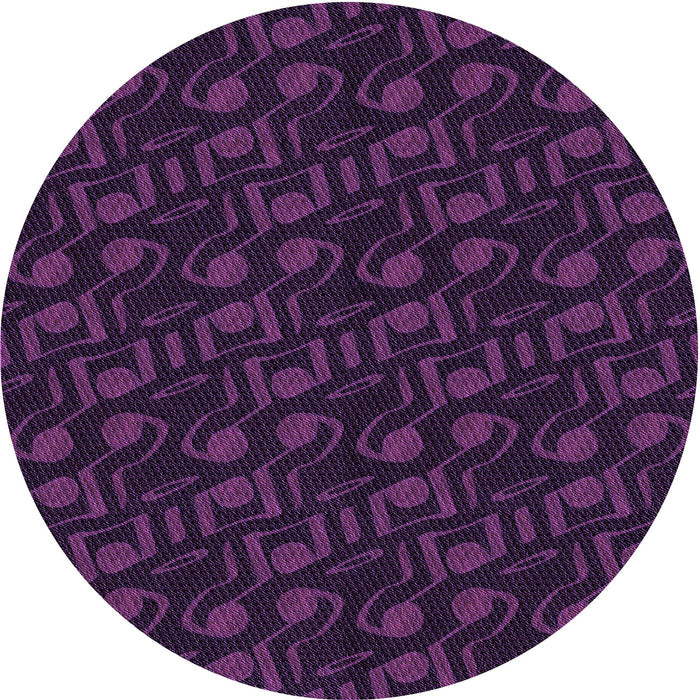 Square Machine Washable Transitional Dark Magenta Purple Rug in a Living Room, wshpat2951pur