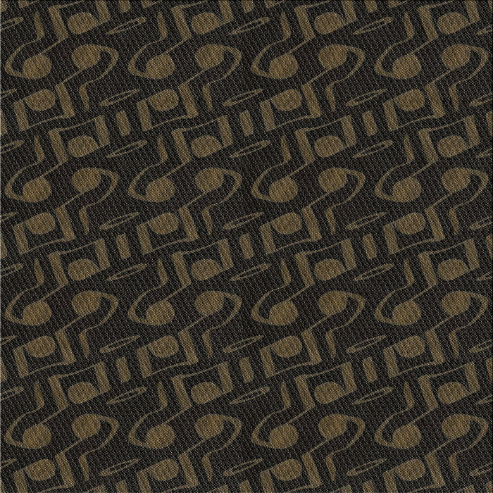 Sideview of Patterned Black Abstract Machine Washable Rug, wshpat2951