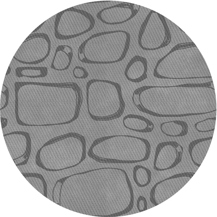 Square Machine Washable Transitional Dark Gray Rug in a Living Room, wshpat2953gry