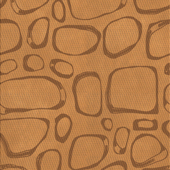Machine Washable Transitional Dark Orange Rug, wshpat2953org