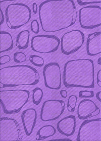 Machine Washable Transitional Purple Rug, wshpat2953pur