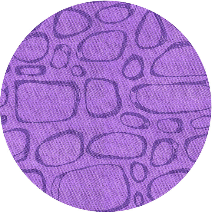 Square Machine Washable Transitional Purple Rug in a Living Room, wshpat2953pur