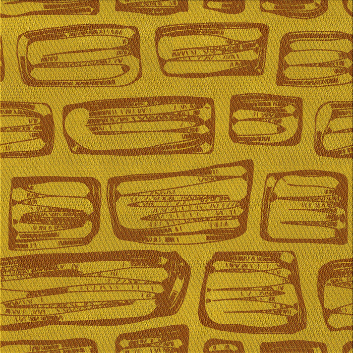 Round Machine Washable Transitional Mahogany Brown Rug, wshpat2954yw