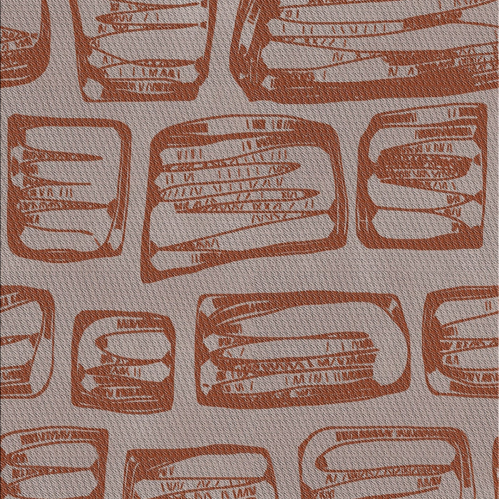 Machine Washable Transitional Tan Brown Rug, wshpat2954