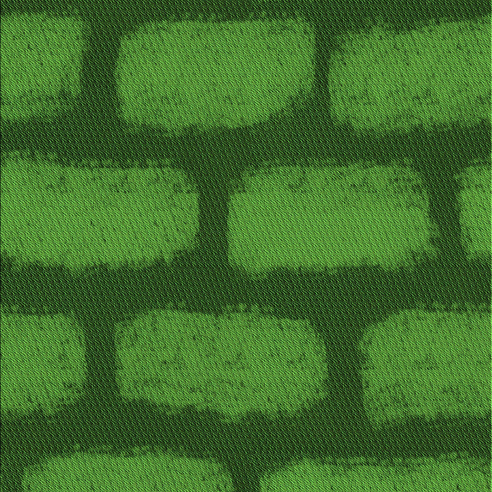 Patterned Deep Emerald Green Rug, pat2955grn