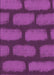 Patterned Dark Magenta Purple Rug, pat2955pur