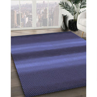 Patterned Blue Rug, pat2956blu