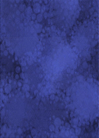 Machine Washable Transitional Cobalt Blue Rug, wshpat2957blu