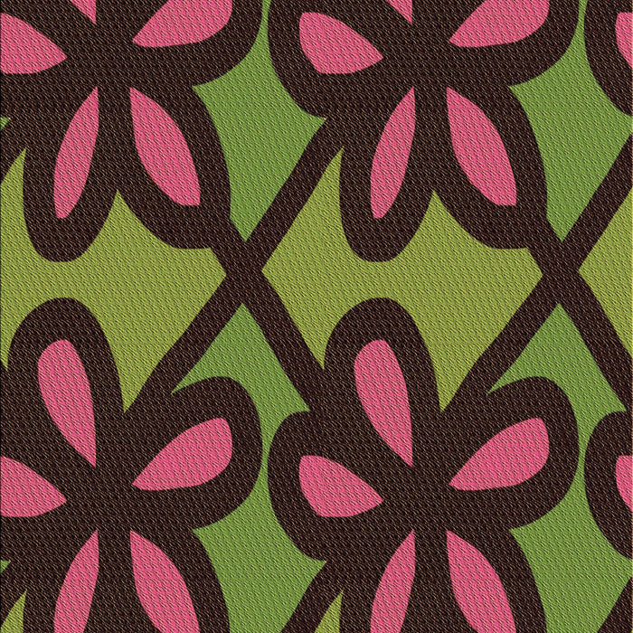 Patterned Dark Scarlet Red Rug, pat2959brn