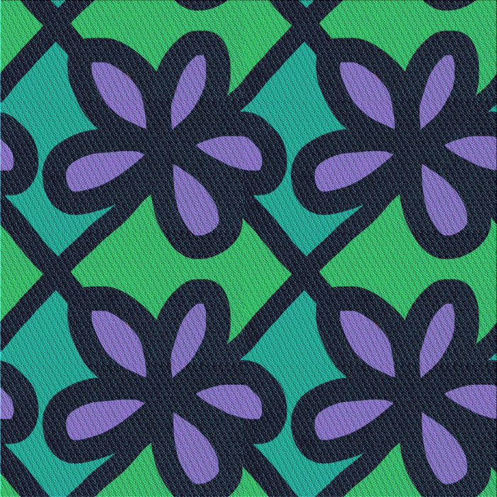 Round Patterned Night Blue Rug, pat2959lblu