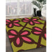 Machine Washable Transitional Deep Red Rug in a Family Room, wshpat2959org