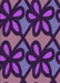 Machine Washable Transitional Indigo Purple Rug, wshpat2959pur