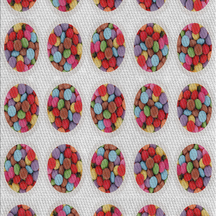 Patterned Chestnut Brown Novelty Rug, pat295