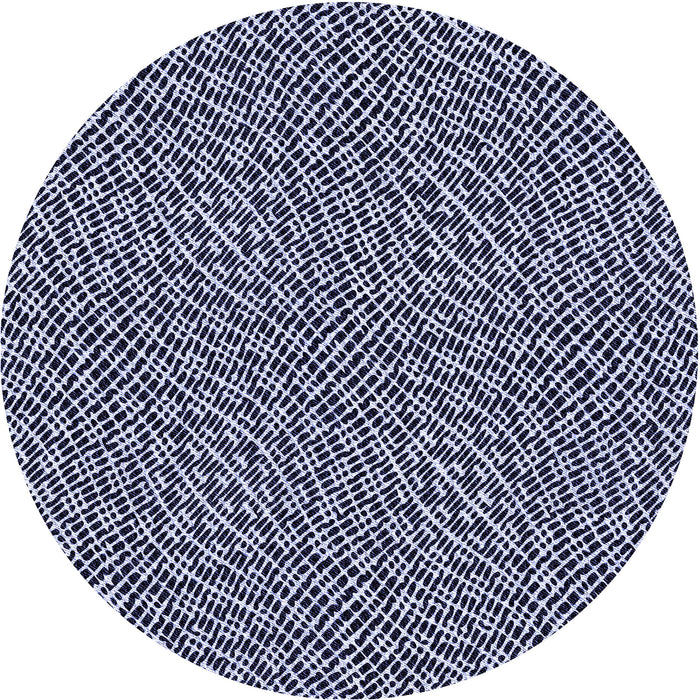 Square Patterned Night Blue Rug, pat296blu