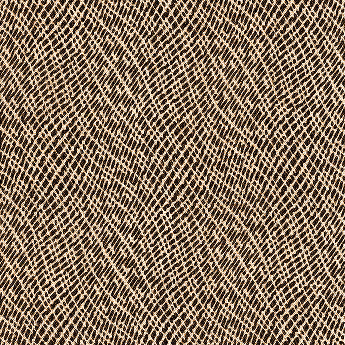 Patterned Black Brown Rug, pat296org