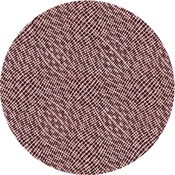 Square Patterned Pink Rug, pat296rd