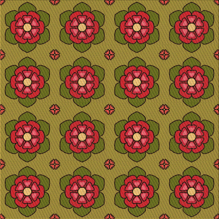 Round Machine Washable Transitional Saffron Red Rug, wshpat2960org