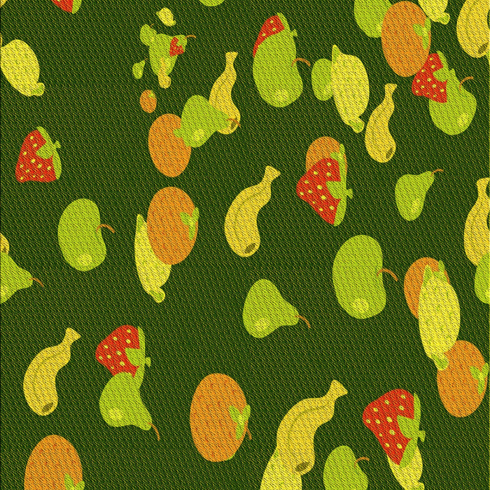 Patterned Pistachio Green Rug, pat2961yw