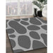 Machine Washable Transitional Gunmetal Gray Rug in a Family Room, wshpat2962gry