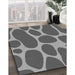 Patterned Gunmetal Gray Rug in Family Room, pat2962gry