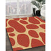Machine Washable Transitional Orange Rug in a Family Room, wshpat2962org