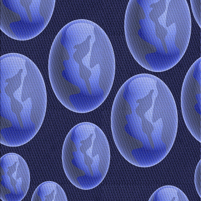 Patterned Light Slate Blue Rug, pat2963blu