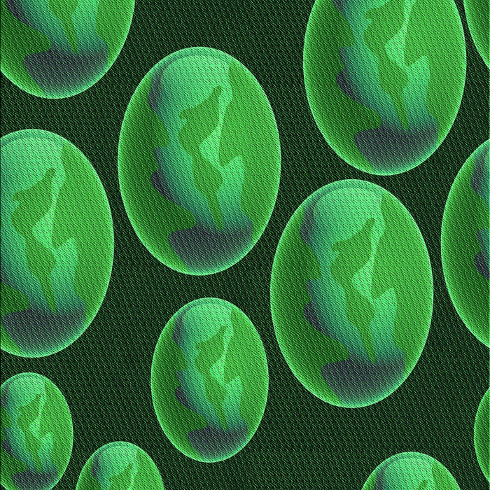 Machine Washable Transitional Deep Emerald Green Rug, wshpat2963grn