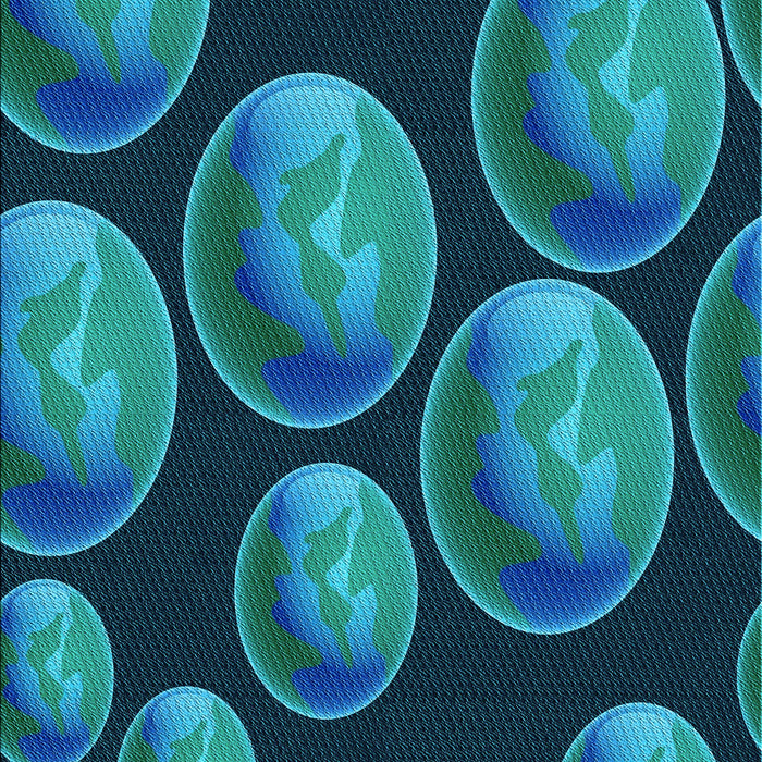 Machine Washable Transitional Dark Turquoise Green Rug, wshpat2963lblu