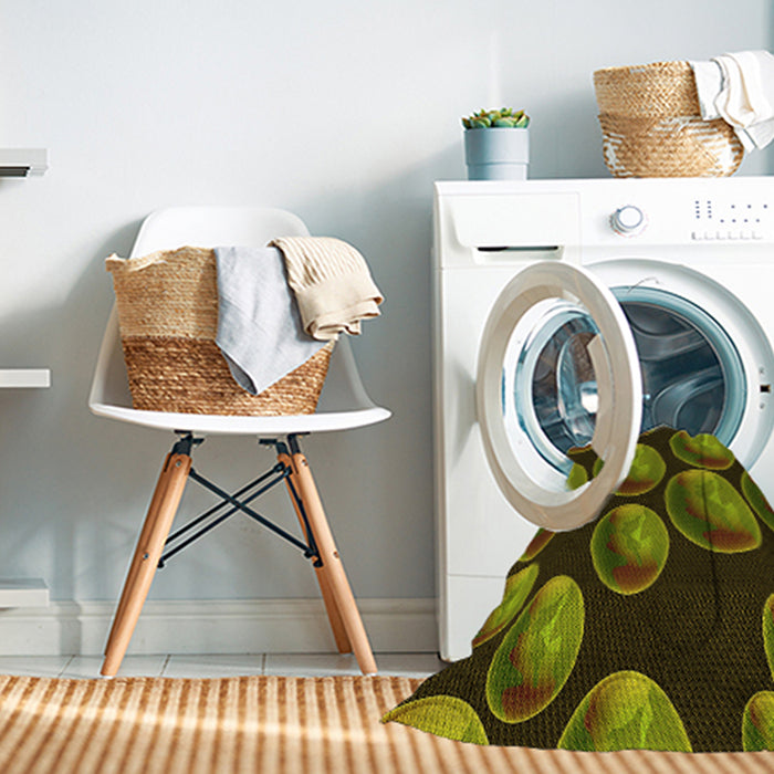 Machine Washable Transitional Pistachio Green Rug in a Washing Machine, wshpat2963yw