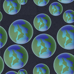 Sideview of Machine Washable Transitional Deep-Sea Blue Rug, wshpat2963