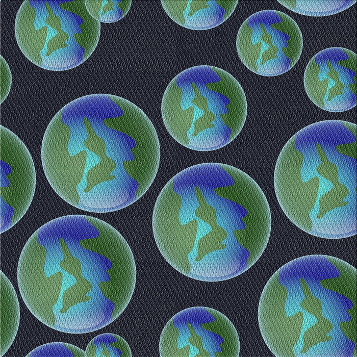 Sideview of Machine Washable Transitional Deep-Sea Blue Rug, wshpat2963