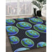 Patterned Deep-Sea Blue Novelty Rug in Family Room, pat2963