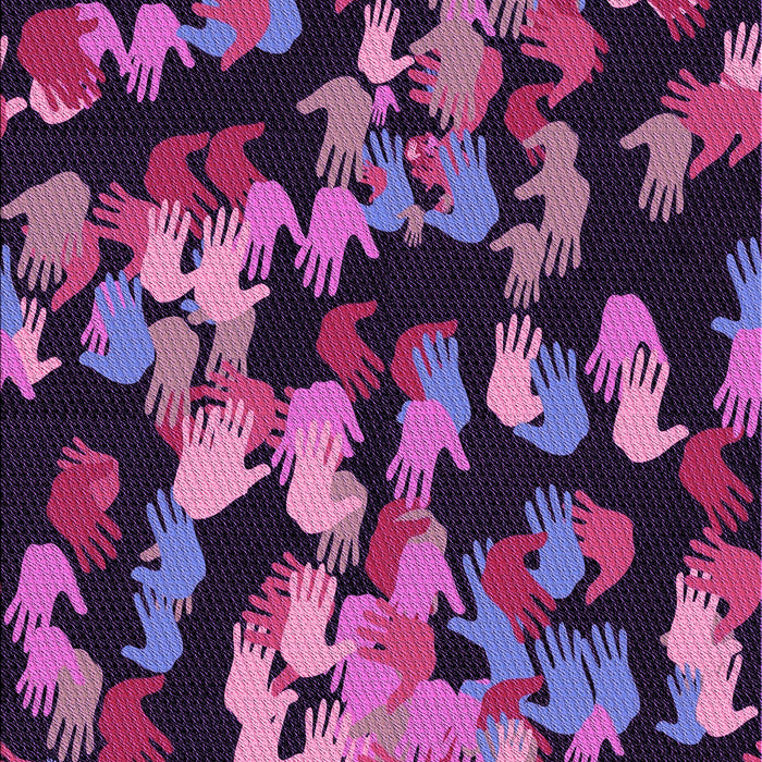 Patterned Plum Velvet Purple Rug, pat2965pur