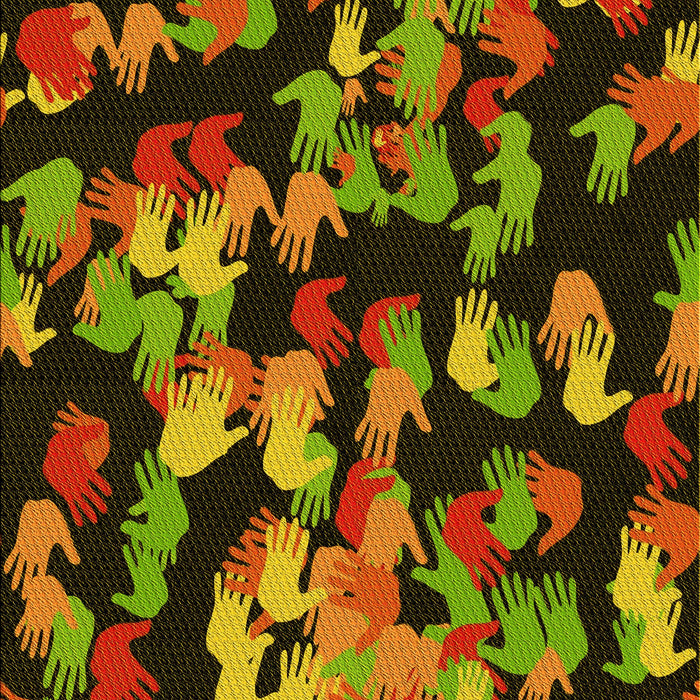 Patterned Red Rug, pat2965yw