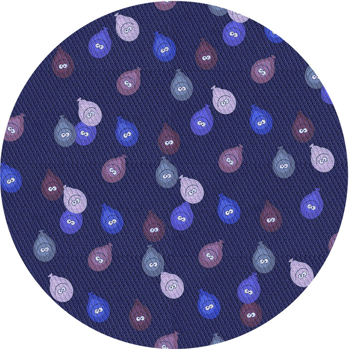 Square Machine Washable Transitional Slate Blue Rug in a Living Room, wshpat2966blu