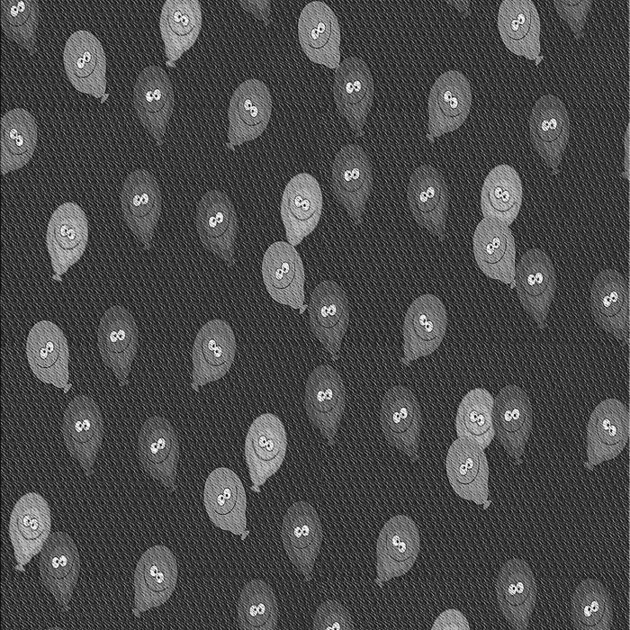 Machine Washable Transitional Charcoal Black Rug, wshpat2966gry