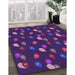 Machine Washable Transitional Indigo Purple Rug in a Family Room, wshpat2966pur