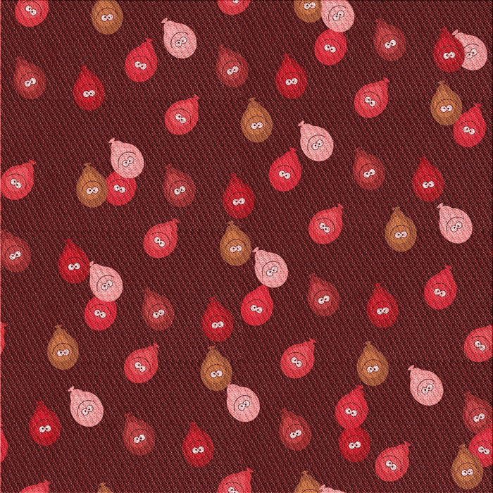 Round Patterned Crimson Red Rug, pat2966rd