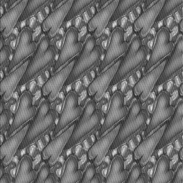 Machine Washable Transitional Black Rug, wshpat2967gry