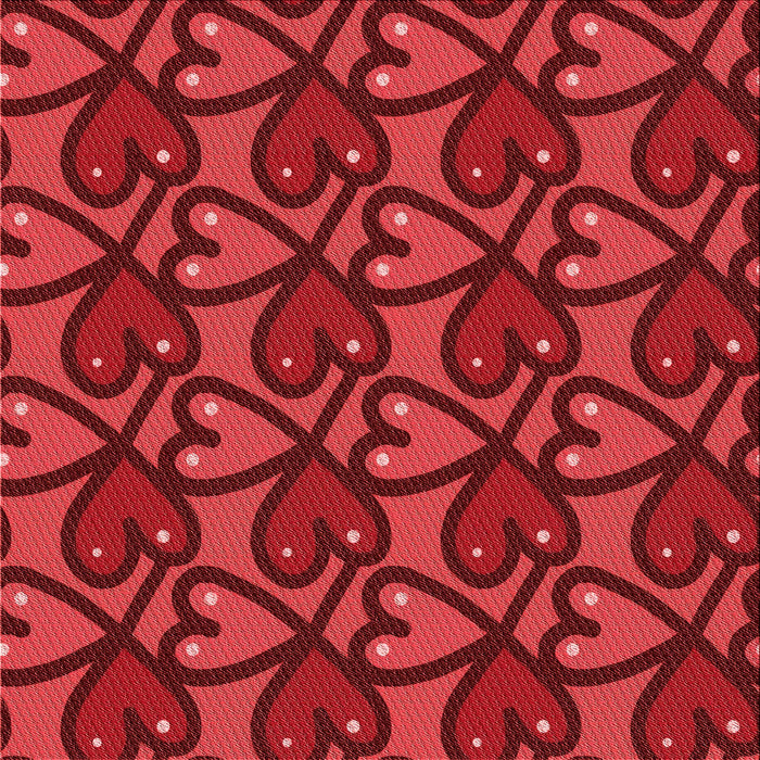 Round Machine Washable Transitional Tomato Red Rug, wshpat2968rd
