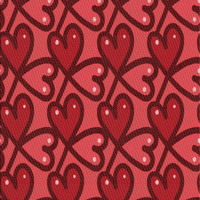 Machine Washable Transitional Tomato Red Rug, wshpat2968rd