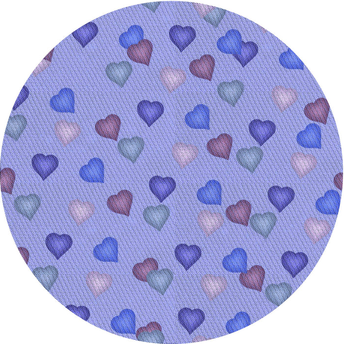 Square Patterned Sky Blue Rug, pat2969blu