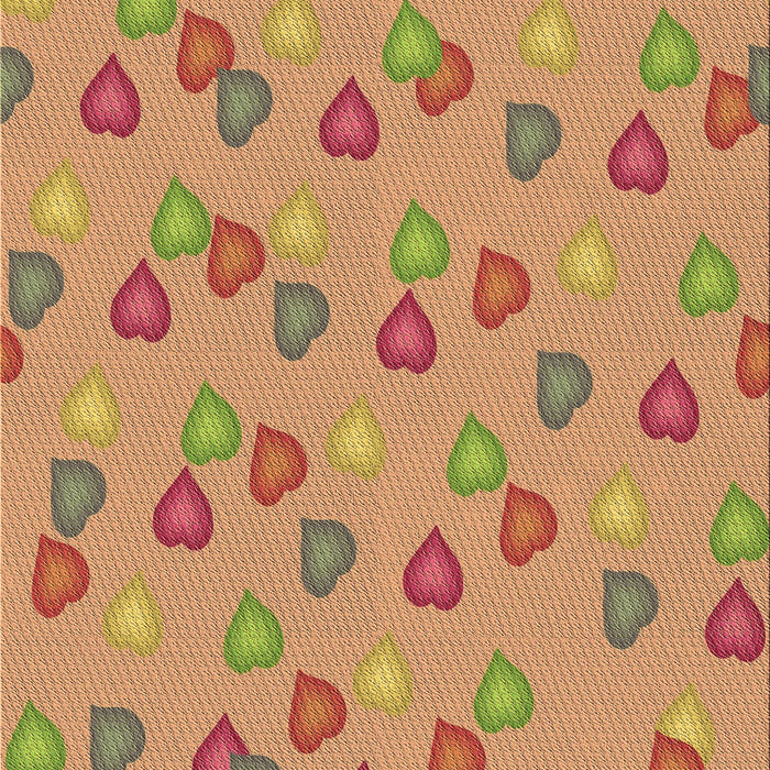 Patterned Orange Rug, pat2969brn