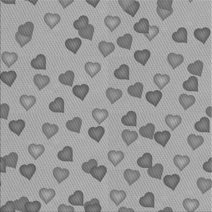 Round Patterned Cloud Gray Rug, pat2969gry