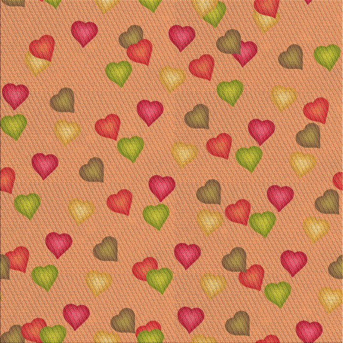 Round Machine Washable Transitional Orange Red Orange Rug, wshpat2969org