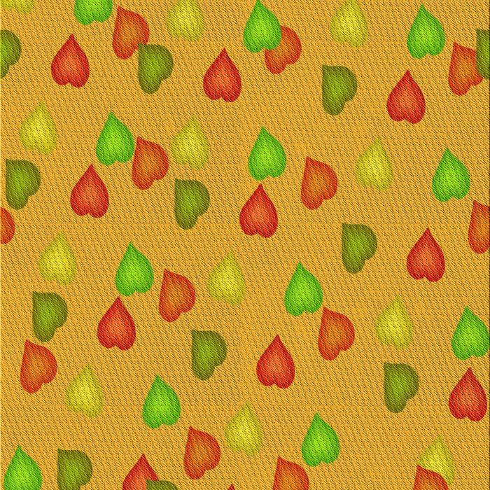 Patterned Neon Orange Rug, pat2969yw